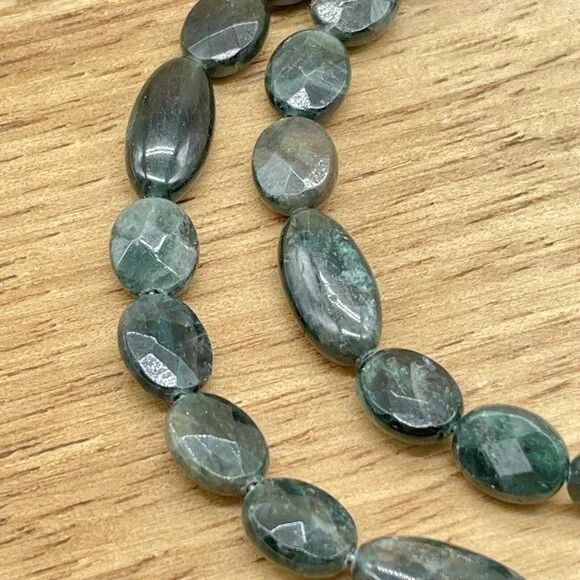 Jay King Green Apatite Necklace Pendant Sterling Silver 18" Faceted Polished - Picture 6 of 8